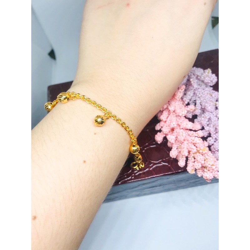 Gelang Tangan rombe bola Emas 24k Xuping