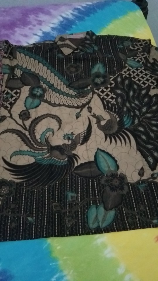 Kemeja Batik Prabu Bahan Katun Baturaden Reguler Fit A176