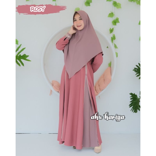 AMEENA Syar'i Ori By AKU KARISSA/Gamis Aku Karissa/Gamis Set Hijab-7
