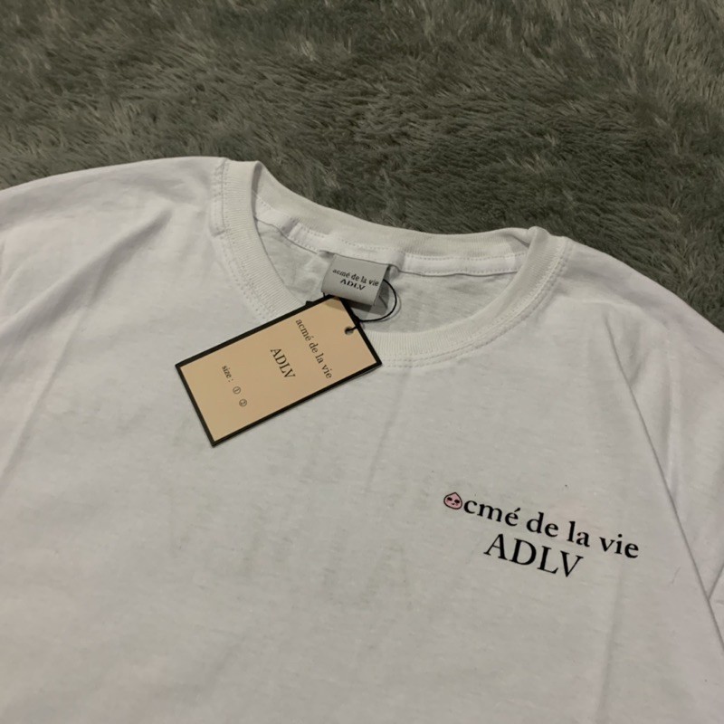 Kaos Tshirt Adlv X Kakao Signature Apeach Fulltag &amp; Lebel