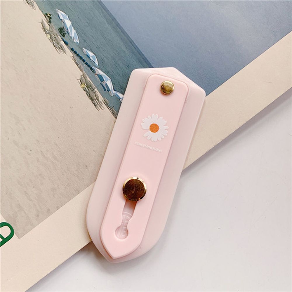 Quinton Ring Holder Hp Universal Bahan Silikon Motif Bunga Daisy Warna Permen