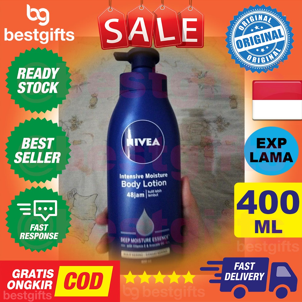 NIVEA BODY LOTION EXTRA WHITE REPAIR PROTECT INSTANT GLOW PERAWATAN KULIT KERING 400 ML