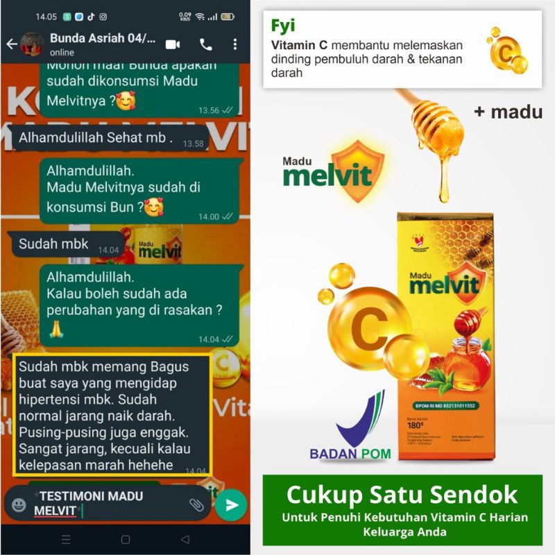 Melvit Madu Vitamin C