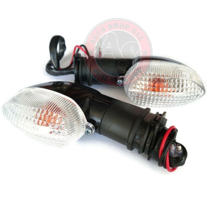 Lampu Sen Sein Rx king New peredam Bisa untuk Vixion old Model Clip Seperti Ori harga sepasang 2pcs