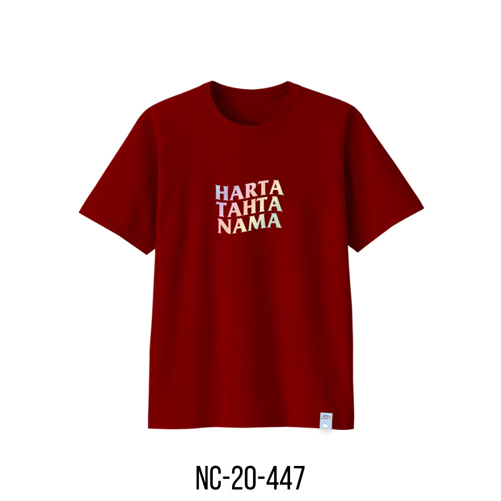 Kaos HARTA TAHTA Anak dan Dewasa Bahan Katun Combed 30s Gratis Sablon Nama