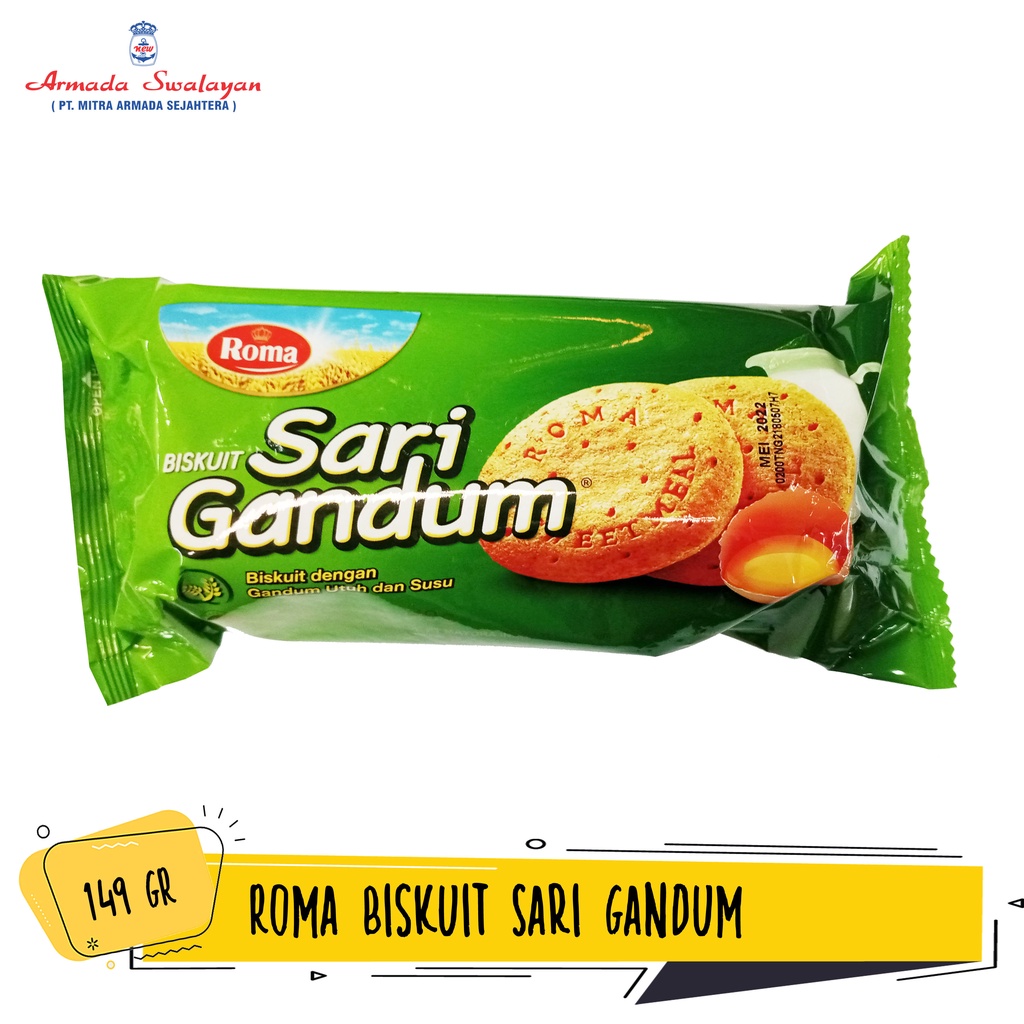 

Roma Biskuit Sari Gandum 149g