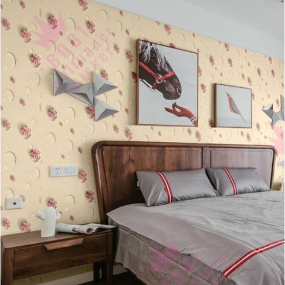 Wallpaper Dinding Sticker 6066-1 / Wallpaper Sticker PVC Uk. 9mx45cm