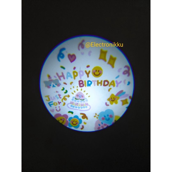 #03 Happy Birthday Projector READY STOCK