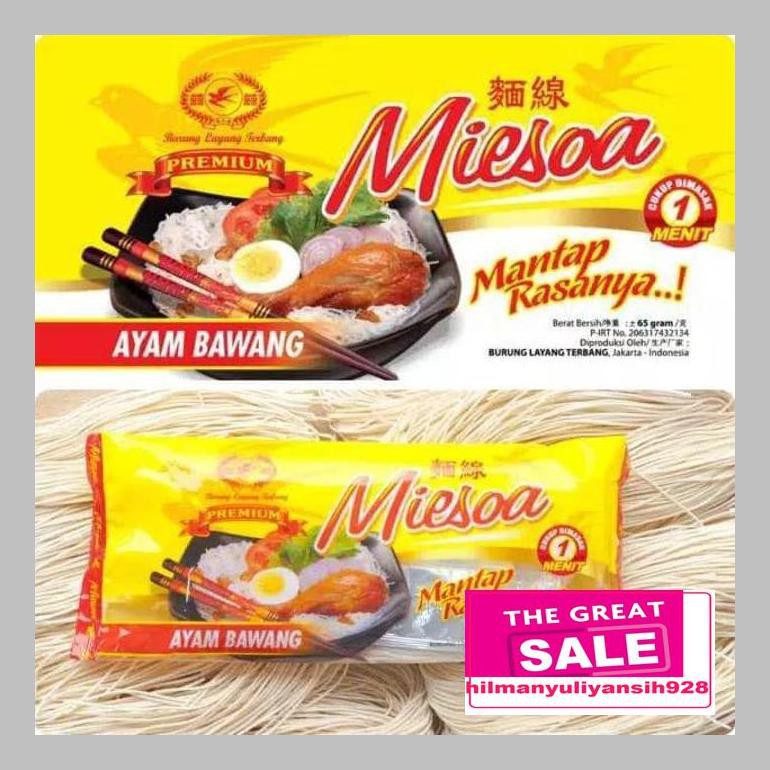 

Ch5Hil1 Miesoa Misua Cap Burung Layang Terbang Rasa Ayam Bawang 65 Gram Hilchq1