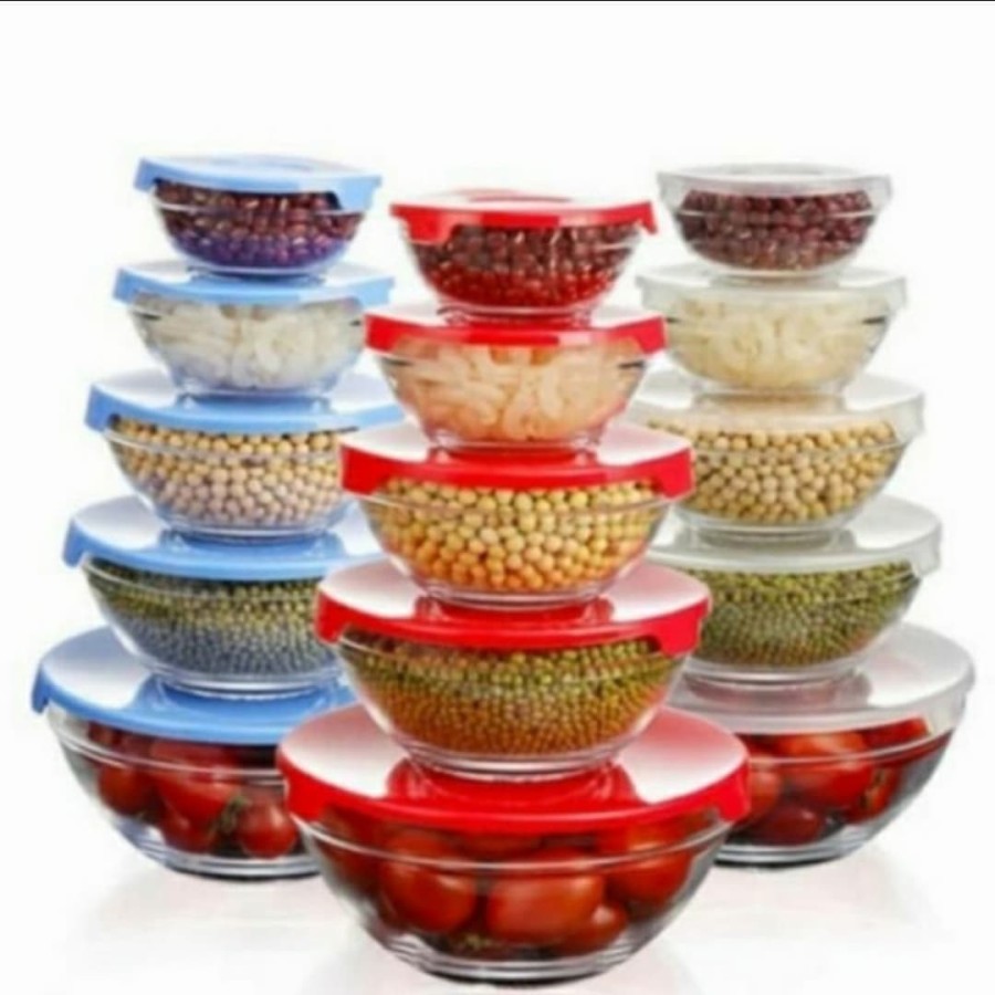 Mangkok Kaca Susun 5in1 HC Murah