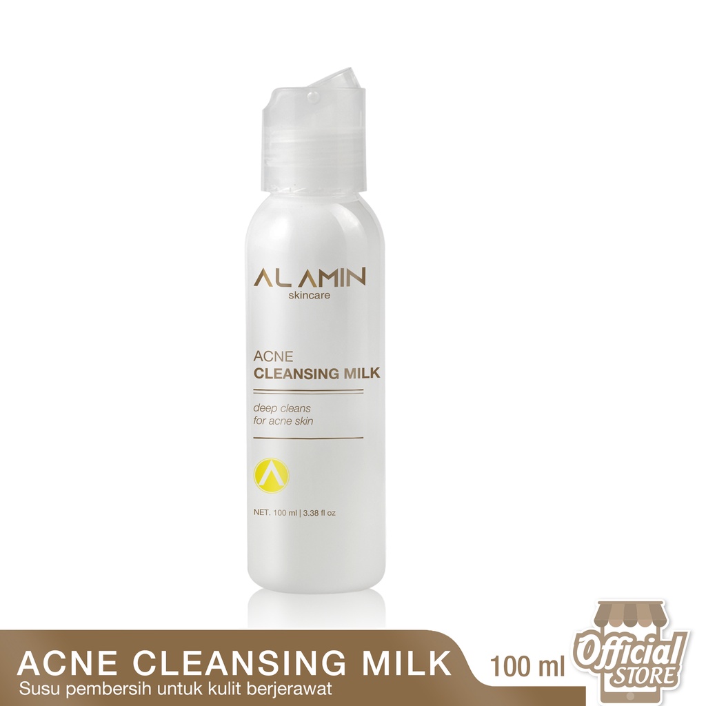 Alamin Acne Cleansing Milk  | Susu Pembersih Wajah Berjerawat/Bruntusan/Komedo |