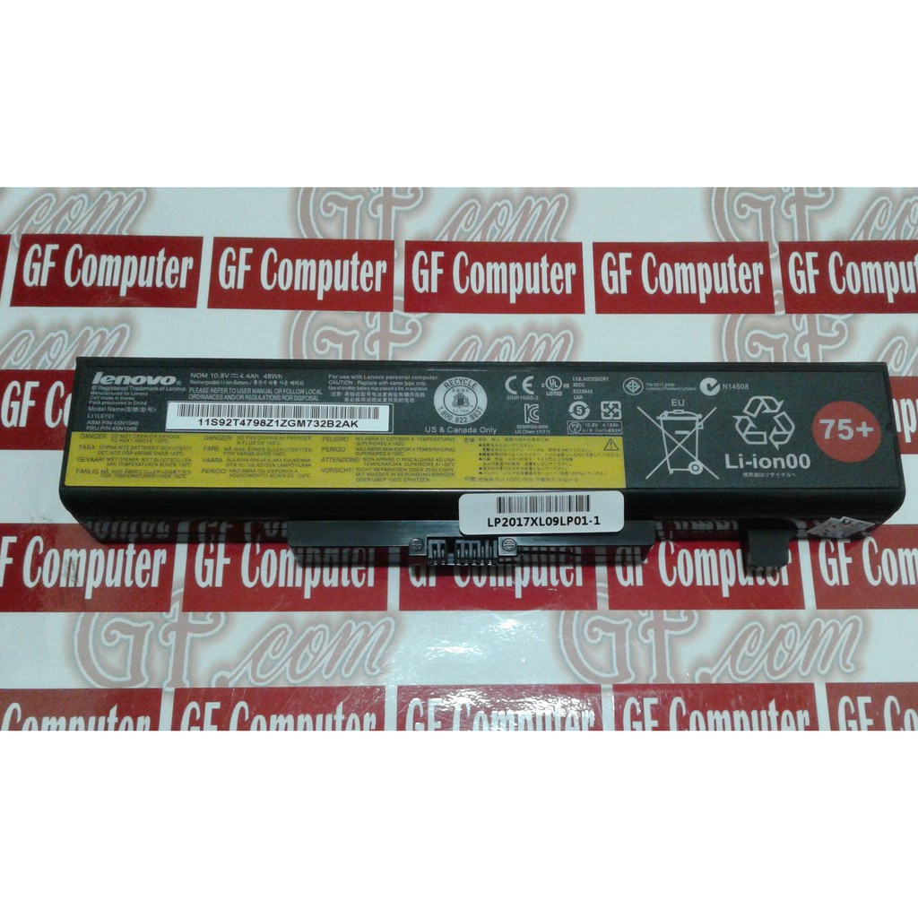 Baterai Original Laptop LENOVO B480 B490 B580 G480 G510 G580 N580 P580 V480 V580 Series