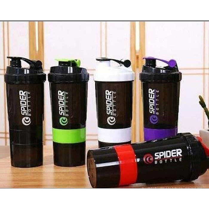 Botol Spider Cup Shake Take Tempat Minum Air Bottle Bland Wadah Termos 0.6 L Untuk Minuman Jus Susu