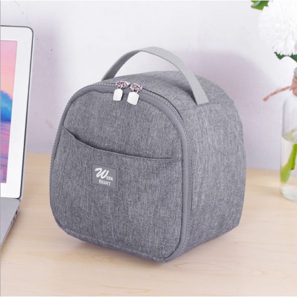 Tas Bekal Makan Tas Iconic Cooler bag Denim H900 Free Ice Gel 5 Pcs