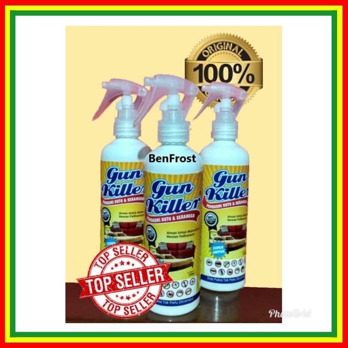 Gun killer obat pembasmi kutu kasur dan sofa,semprotan kutu