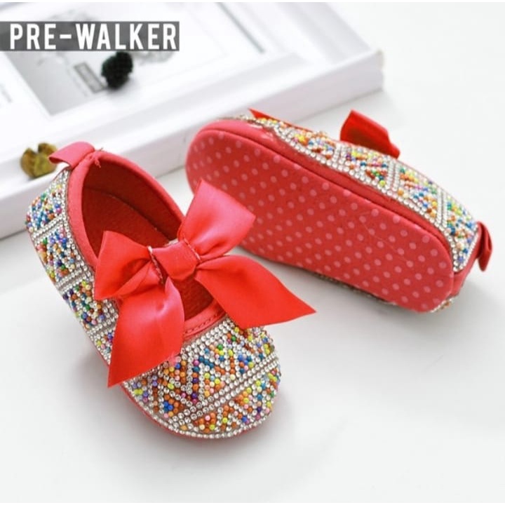 LIU12 Sepatu Bayi Anak anti slip/Baby Prewalker Shoes Belajar Jalan Bayi Pergi Jalan Fashion Casual