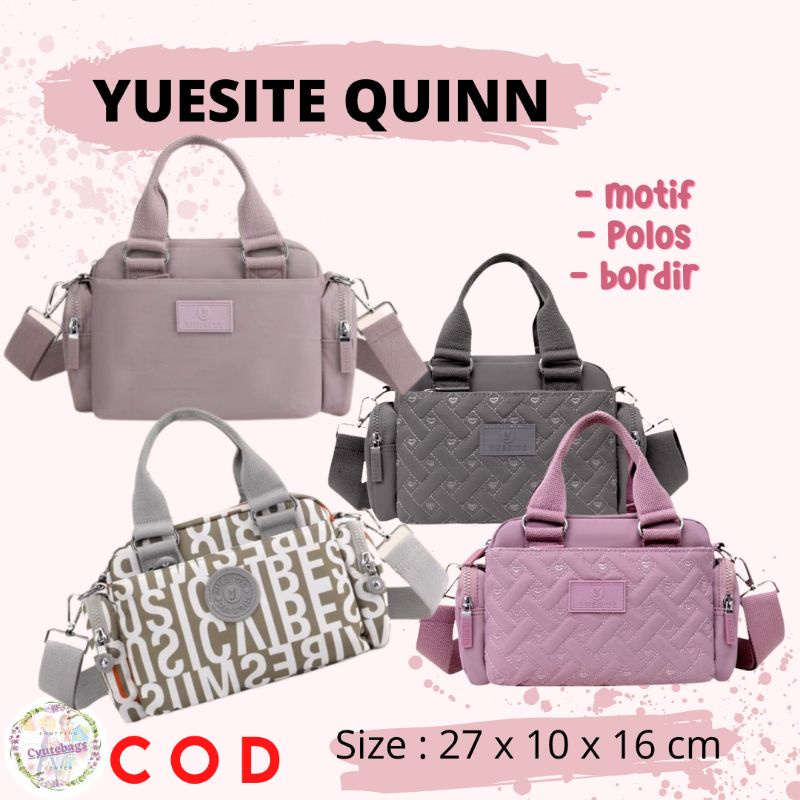 TAS WANITA TENTENG SELEMPANG FASHION IMPORT MOTIF UNIK YUESITE QUINN