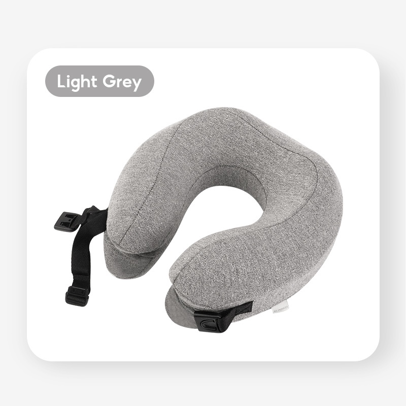 KKV - SLADKO Snail Neck Pillow / Bantal Travel Friendly - Dark Grey / Blue / Light Grey Image 7