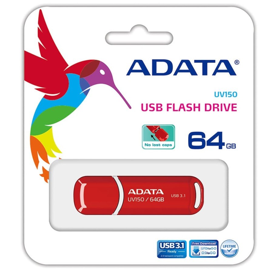 Flash Disk ADATA UV150 USB 3.1 Super Speed 64GB