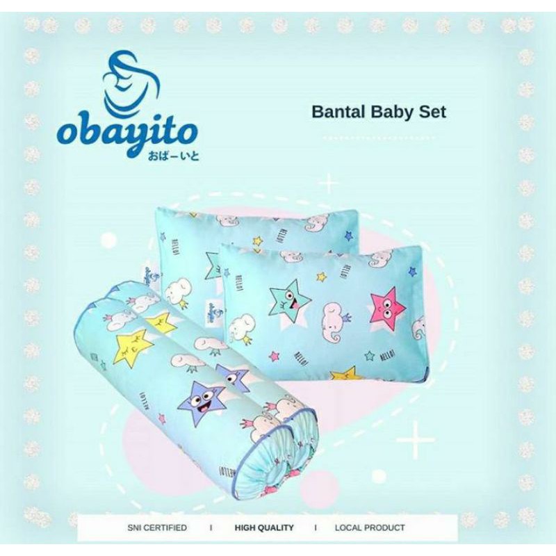 Obayito Bantal Bayi Set Isi 4 - OB-028