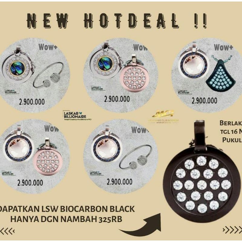 KalungKesehatan/MCI/rosegold/Bracelet/LSW/PaketMCI/Reborn