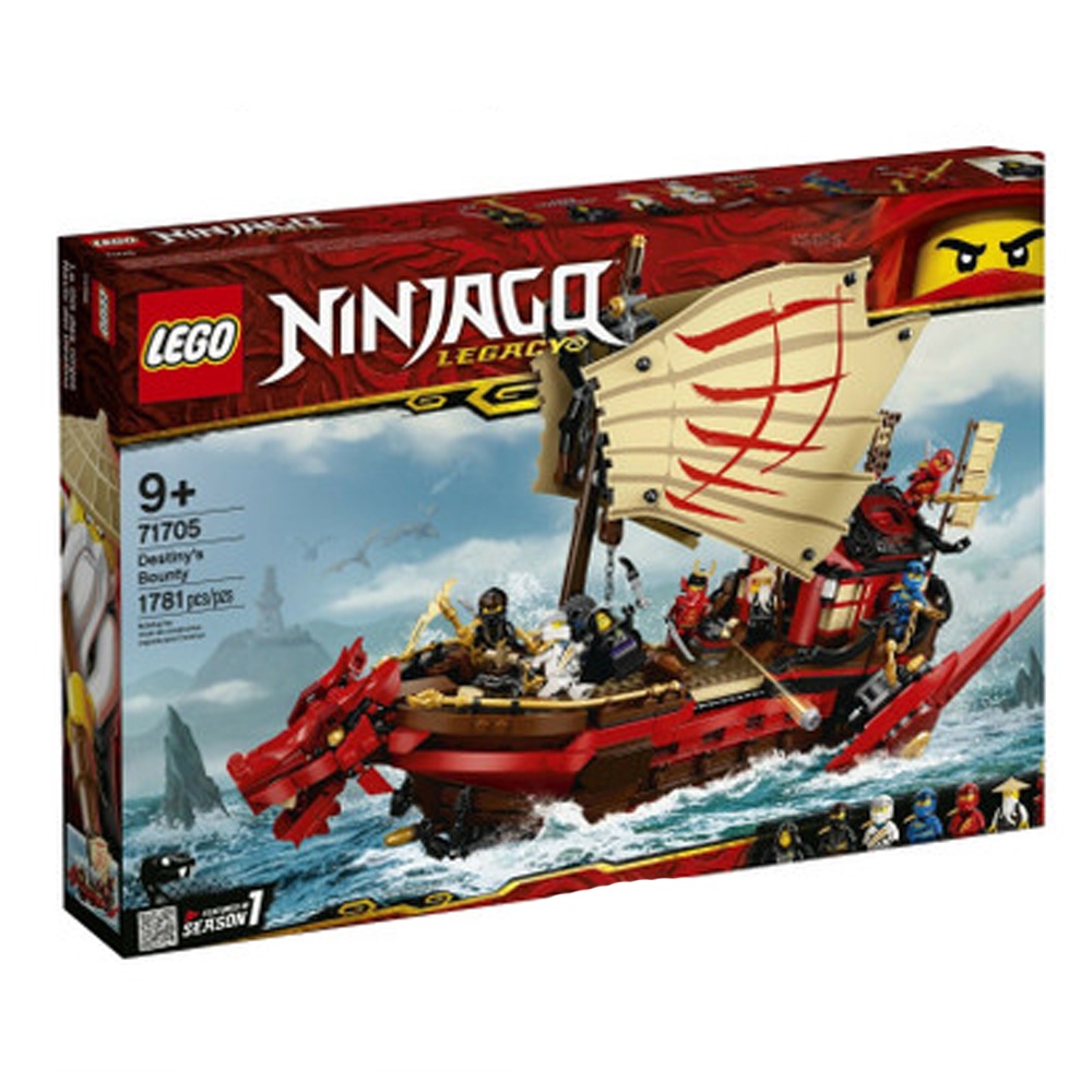 LEGO NINJAGO 71705 Destinys Bounty Mainan Anak Film Ninja Kai