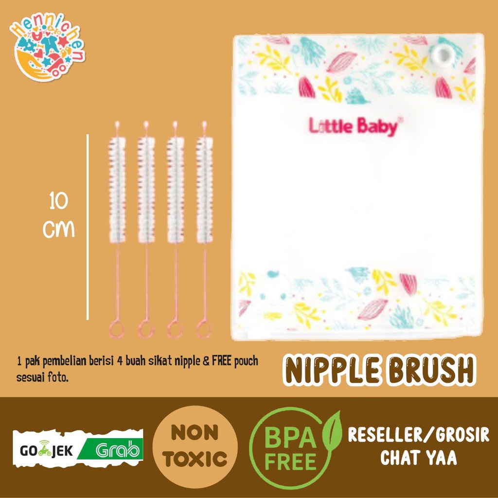 Little Baby Nipple Brush / MULTIFUNCTION BRUSH MB0720 - Sikat dot sikat sedotan bayi