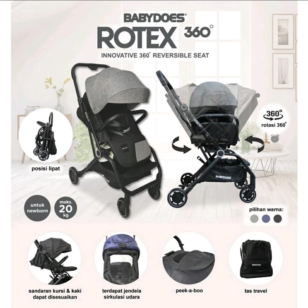 Babydoes Rotex 360 Stroller ( CHFB419SN)