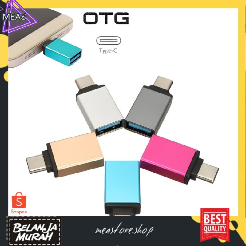 MEASTORE | OTG TYPE C TO USB PORT / OTG PLUG CONNECTOR