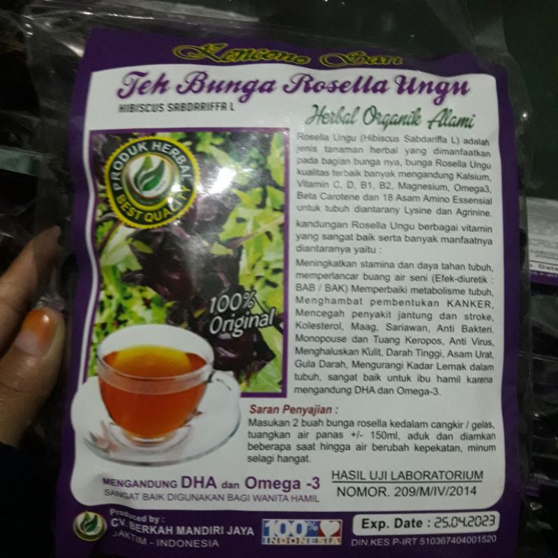 

Teh Bunga Rosella Ungu