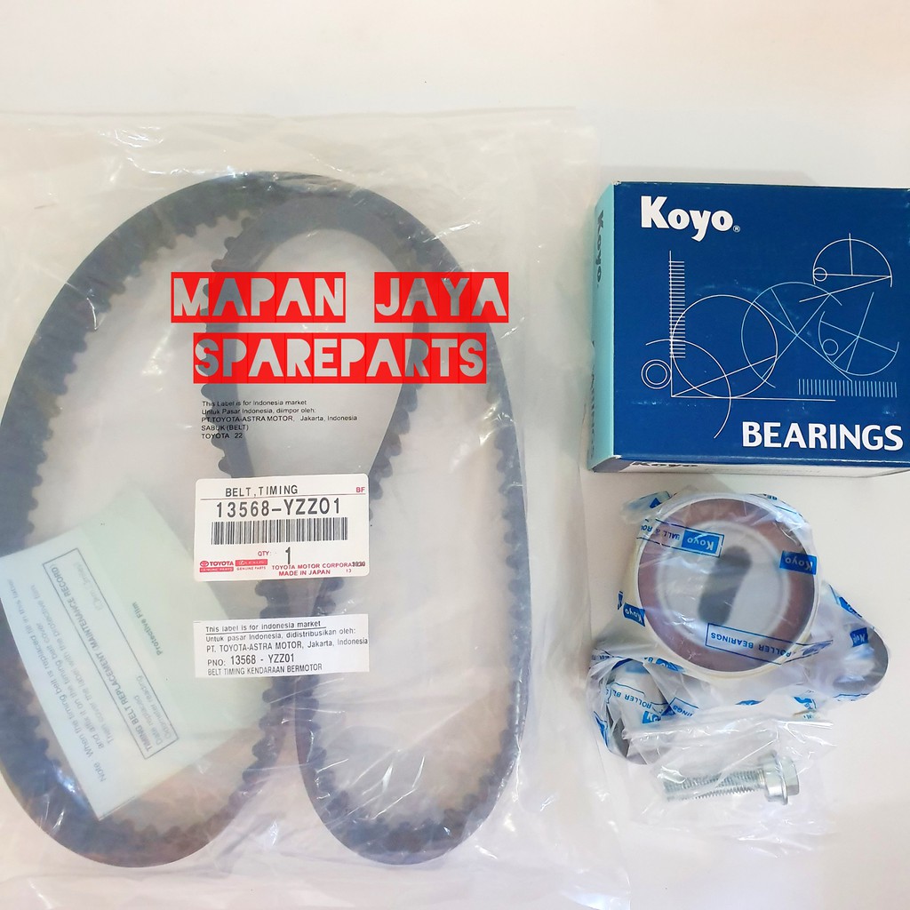 Timing Belt Kijang Diesel ORIGINAL TOYOTA plus Tensioner SET