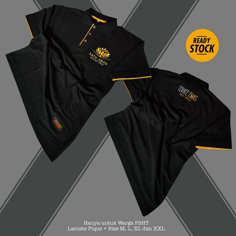 Kaos Polo PSHT edisi TERATE EMAS