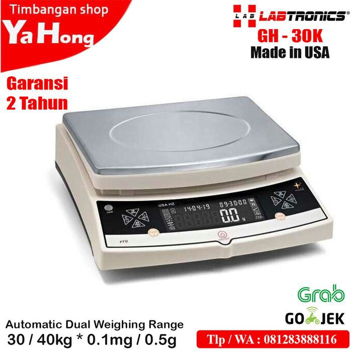 Timbangan Laboratorium Labtronics Analitik Lab GH-30K 30kg 40kg