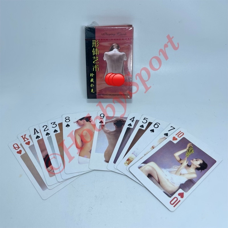 Kartu Remi Poker Sexy C Joker Dewasa Seksi Strip Import Playing Card