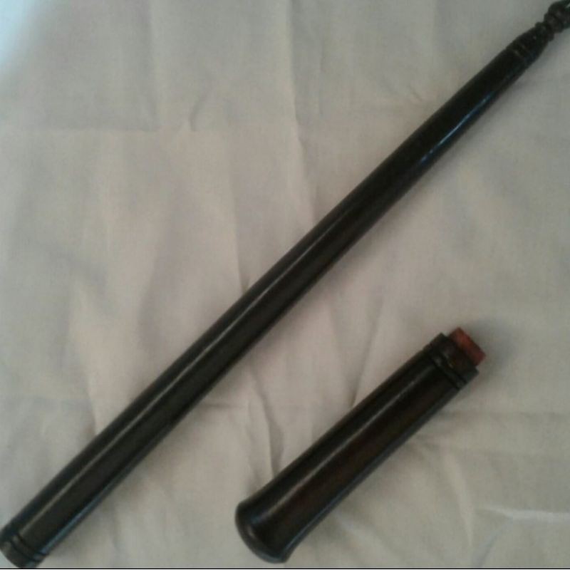 Warangka Tongkat Komando Kayu Jati