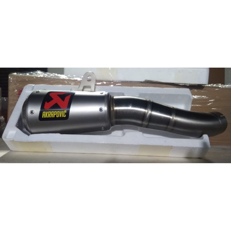 Knalpot Akrapovic Original Slip On Titanium