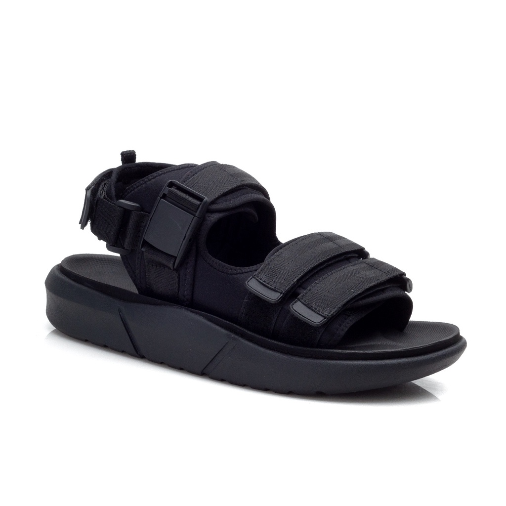 EXTROVERT FULL BLACK |ManNeedMe x Reyl| Sandal Gunung Pria Sendal Pria ORIGINAL