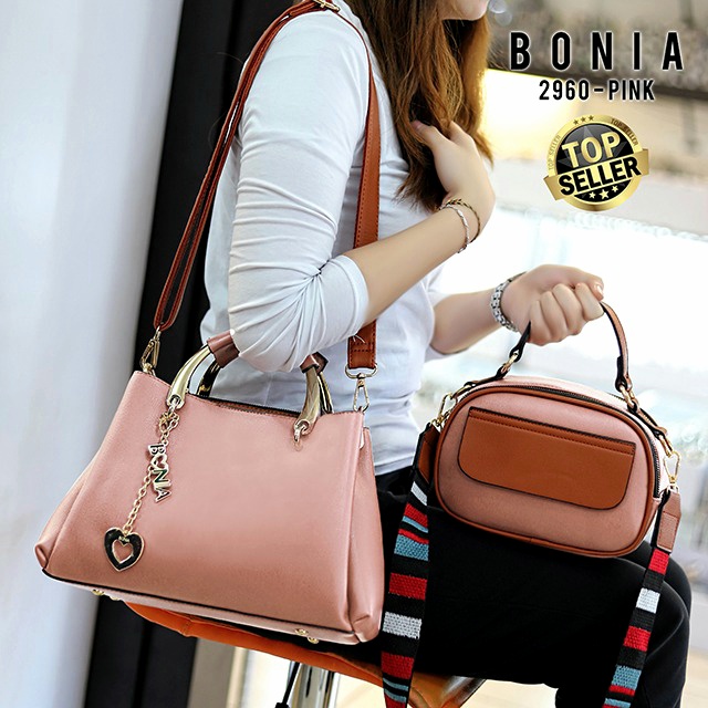 BONIA 2960 Set Handbag (Tas Import Wanita)