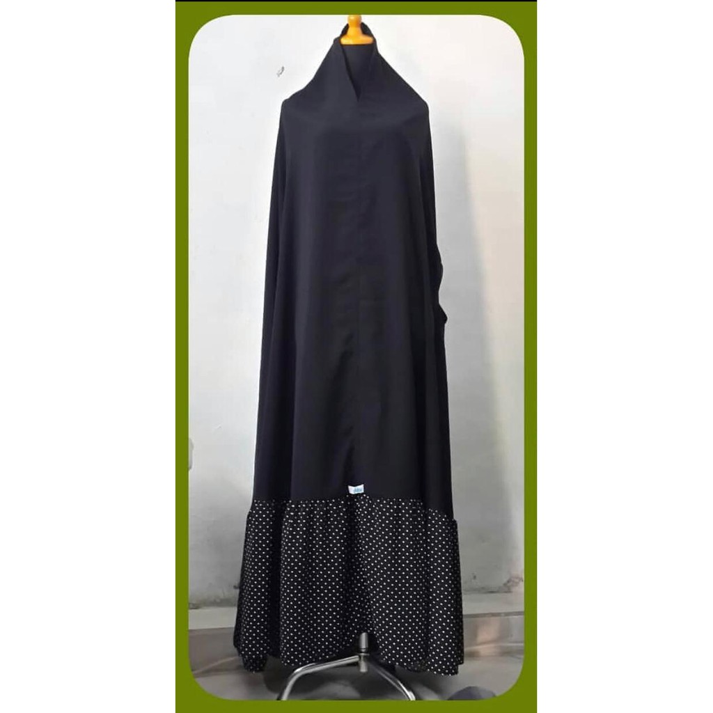 PRELOVED Khimar Floor Bolong Tangan