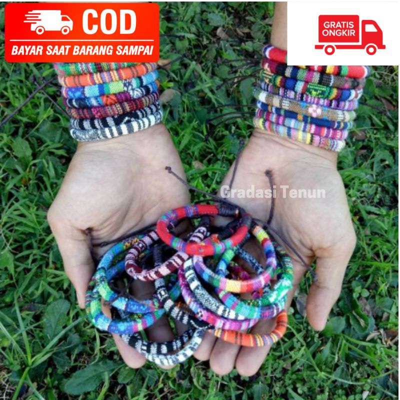 Gelang Tenun Etnik - Gelang Tenun - Gelang Murah