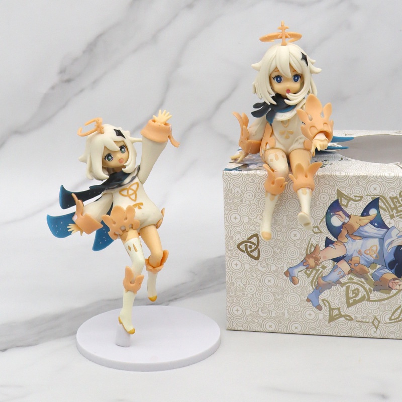 Mainan Action Figure Model Anime Genshin Impact Paimon Kawaii Untuk Hadiah Ulang Tahun Anak Perempuan