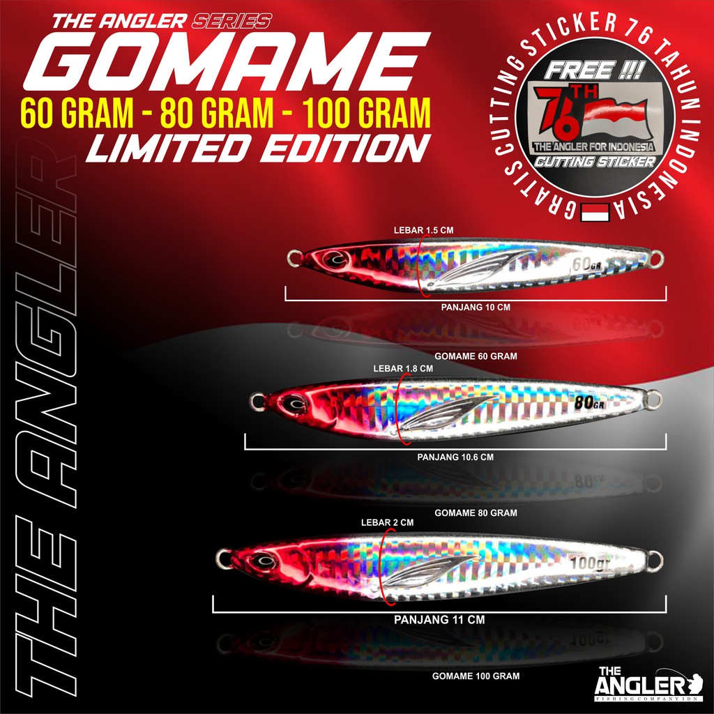 Metal Jig Gomame The Angler Series
