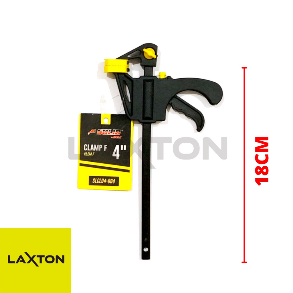 SOLID KLEM F CATOK PENJEPIT KAYU 4&quot; (100MM) QUICK RELEASE SLCL04-004