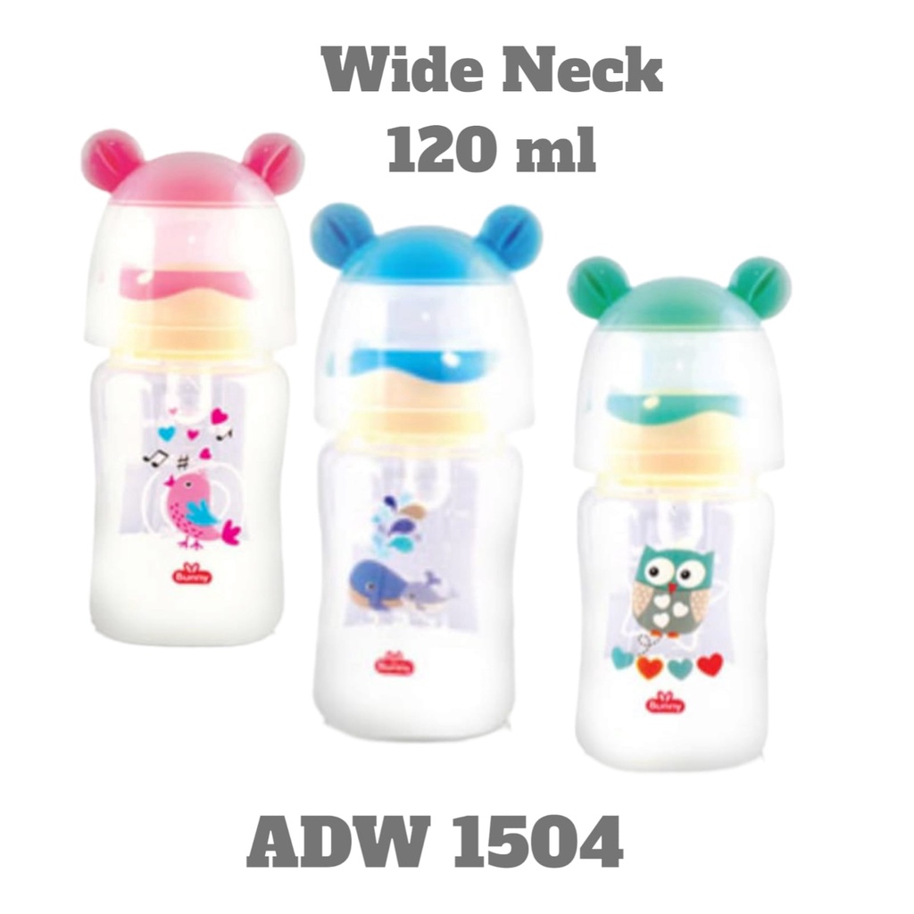 GloryBaby-LustyBunny Botol Susu Bayi Wide Neck 125 ml - 250 ml