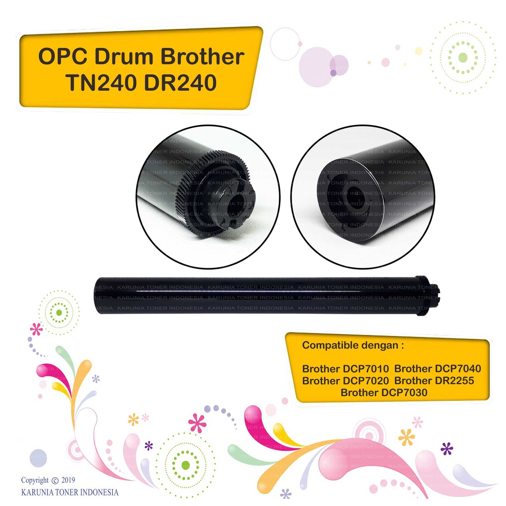 OPC Drum Cartridge For Printer Brother TN240 DR240 TN DR 240 DCP7040 DR2255 DCP 7010 7020 7030 7040