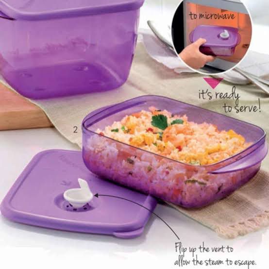 Tupperware Rock n Serve Medium and 1,5 liter ( mangkok microwaveable / mangkuk tahan panas / anti pa