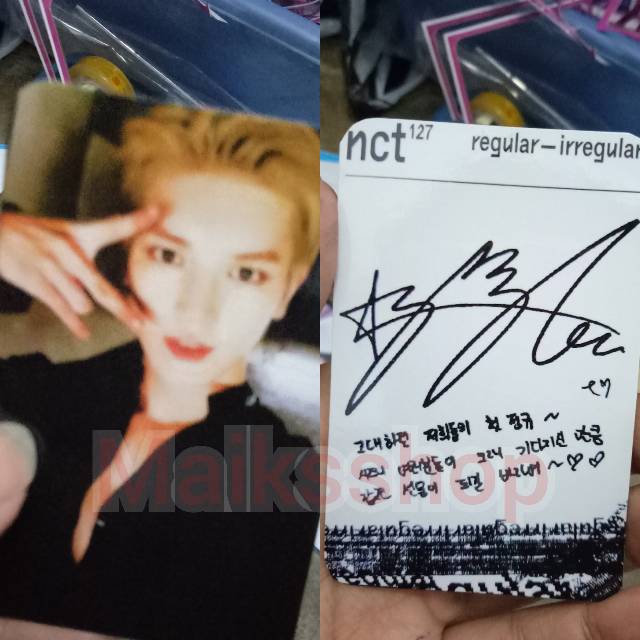 NCT Regular Irregular Photocard Kpop