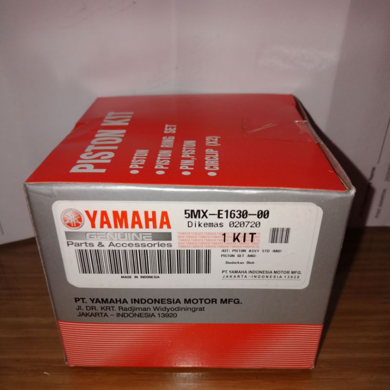 PISTON SEHER KIT SET 5MX MIO SPORTY SMILE SOUL LAMA FINO KARBU NOUVO ORIGINAL ORI ASLI YAMAHA YGP-STANDAR/STD