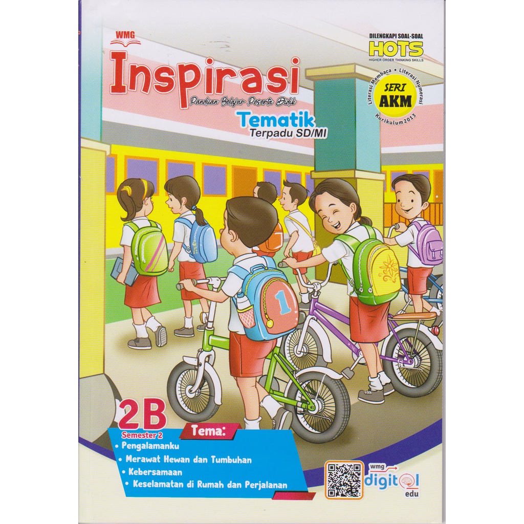 Inspirasi TEMATIK TERPADU UNTUK SD/MI KELAS 1,2,3,4,5, dan 6 Semester 1 dan 2 Dilengkapi soal-soal HOTS-KELAS 2 Semester 2