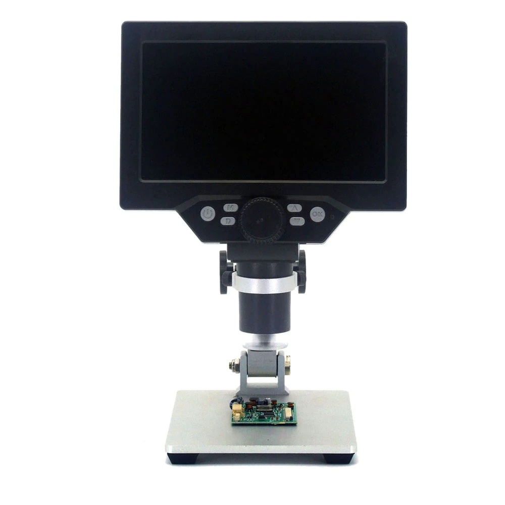 Mikroskop Lab Digital 12MP 1200X with Monitor &amp; Metal Stand - G1200